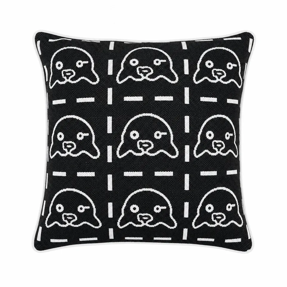 Doodle Dog Faces Cushion Cover representative image