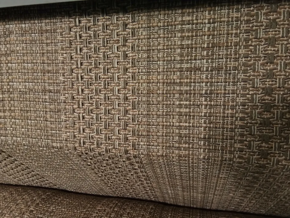 Textured Basketweave Stripe Fabric by Meter representative image