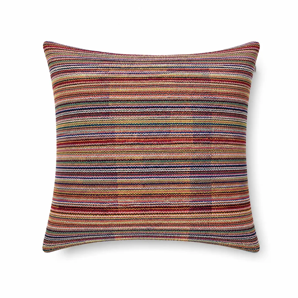 Rainbow Melange Stripe Cushion Cover representative image