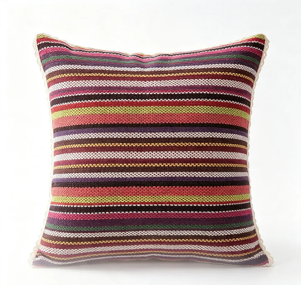 Fiesta Woven Stripe Cushion Cover representative image
