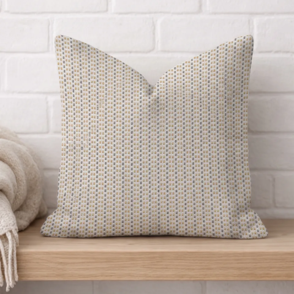Checkered Dot Grid Cushion Cover representative image